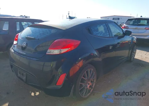 2013 Hyundai Veloster Base W/Black из США, поврежденный, VIN KMHTC6ADXDU108497